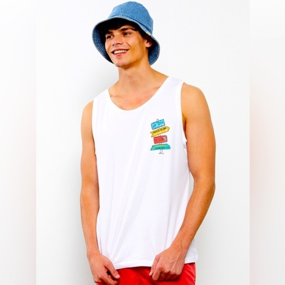 LC WAIKIKI
Graphic Printed Athlete Vest White Graphic Tank Top